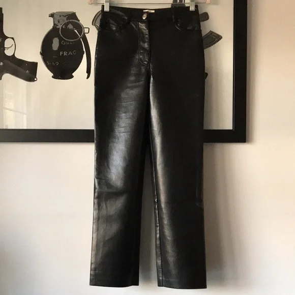 Wilfred Melina vegan leather pants 0 - Picture 3 of 16